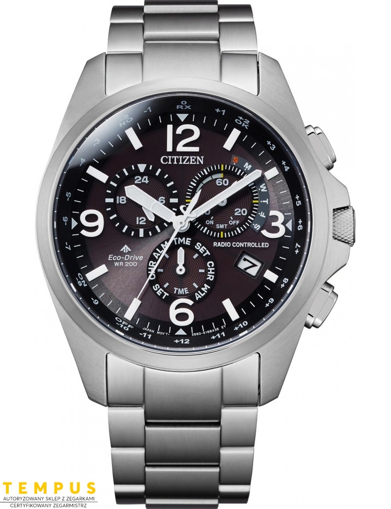 Zegarek sportowy męski Citizen Promaster Land Racer CB5920-86E na bransolecie