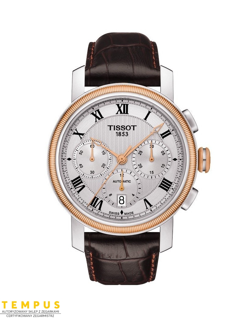 Tissot BRIDGEPORT Automatic CHRONOGRAPH Gent T097.427.26.033.00 - Zegarki TISSOT Tissot BRIDGEPORT Automatic CHRONOGRAPH Gent T097.427.26.033.00 - Zegarki TISSOT