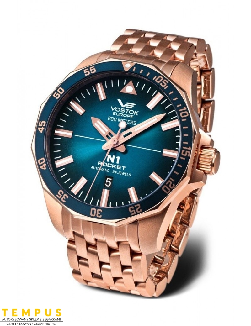 Zegarek sportowy męski Vostok Europe N1 ROCKET NH35A-225B616B - Zegarki VOSTOK EUROPE