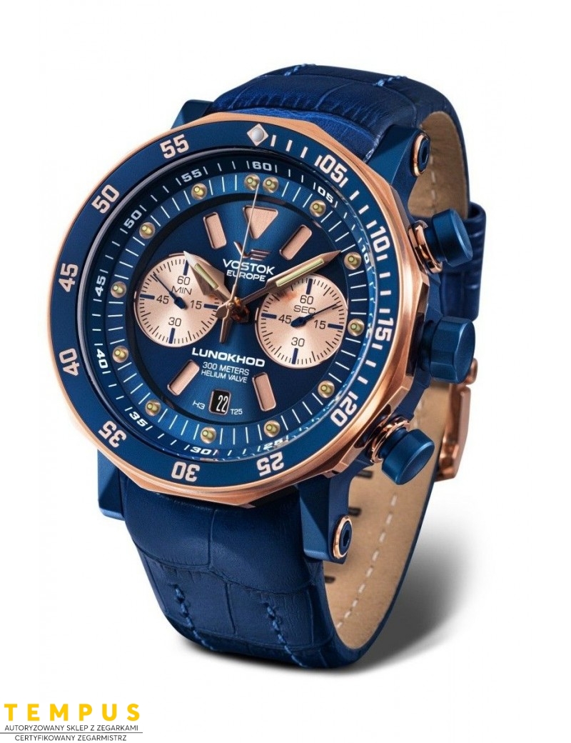 Zegarek sportowy męski Vostok Europe LUNOKHOD-2 6S21-620E631 - Zegarki VOSTOK EUROPE