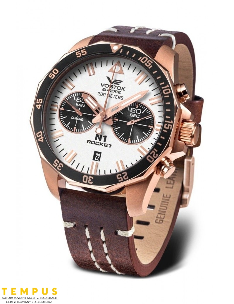 Zegarek sportowy męski Vostok Europe N1 ROCKET 6S21-225B619 - Zegarki VOSTOK EUROPE
