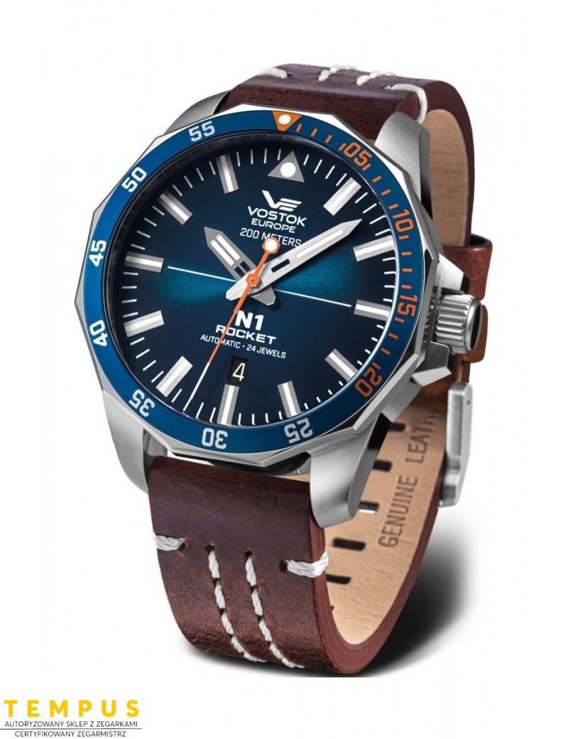 Zegarek sportowy męski Vostok Europe N1 ROCKET NH35A-225A615 - Zegarki VOSTOK EUROPE