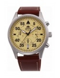 Zegarek lotniczy męski Orient Sport Chronograph Pilot RA-KV0503Y10B - Zegarki ORIENT