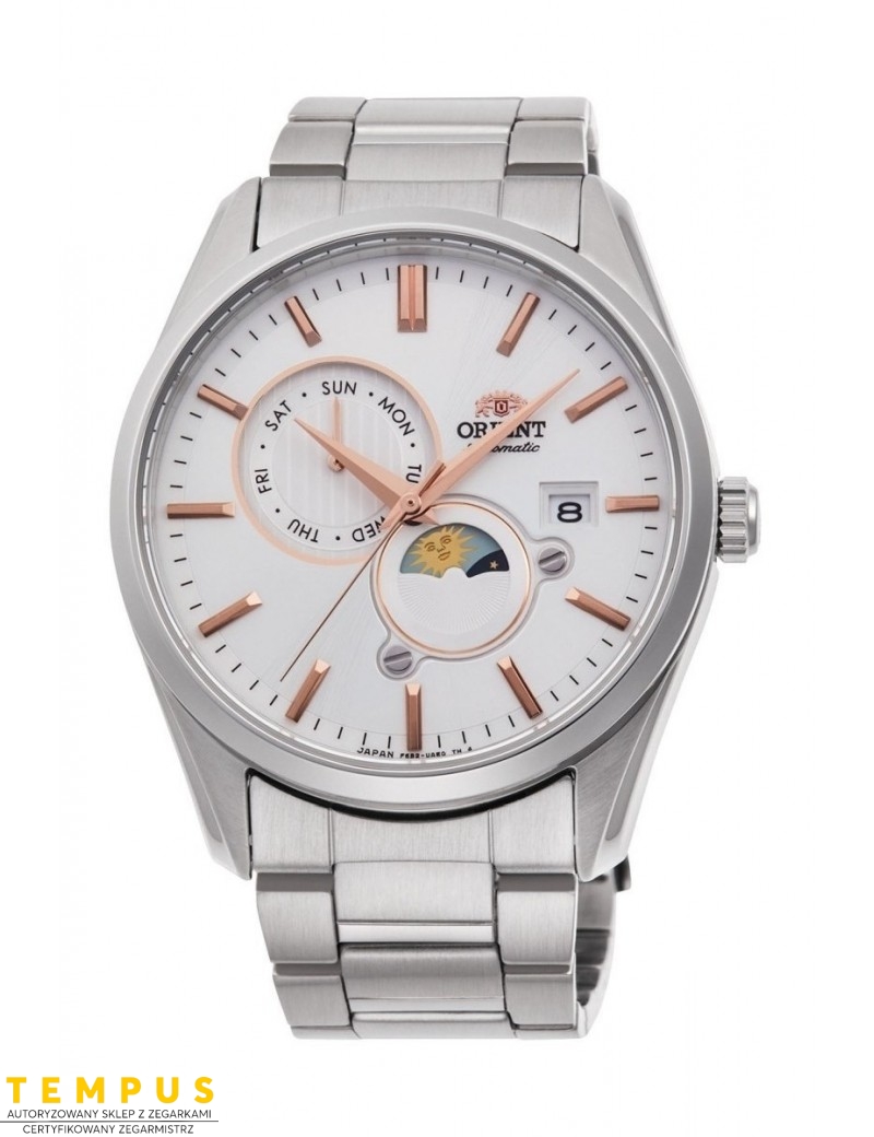 Zegarek klasyczny męski Orient Classic Sun & Moon Automatic RA-AK0306S10B - Zegarki ORIENT Zegarek klasyczny męski Orient Classic Sun & Moon Automatic RA-AK0306S10B - Zegarki ORIENT