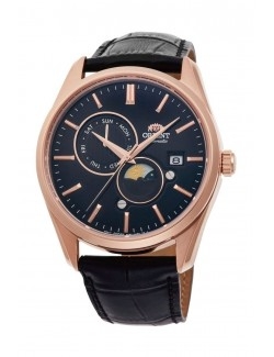 Zegarek klasyczny męski Orient Classic Sun & Moon Automatic RA-AK0309B10B - Zegarki ORIENT