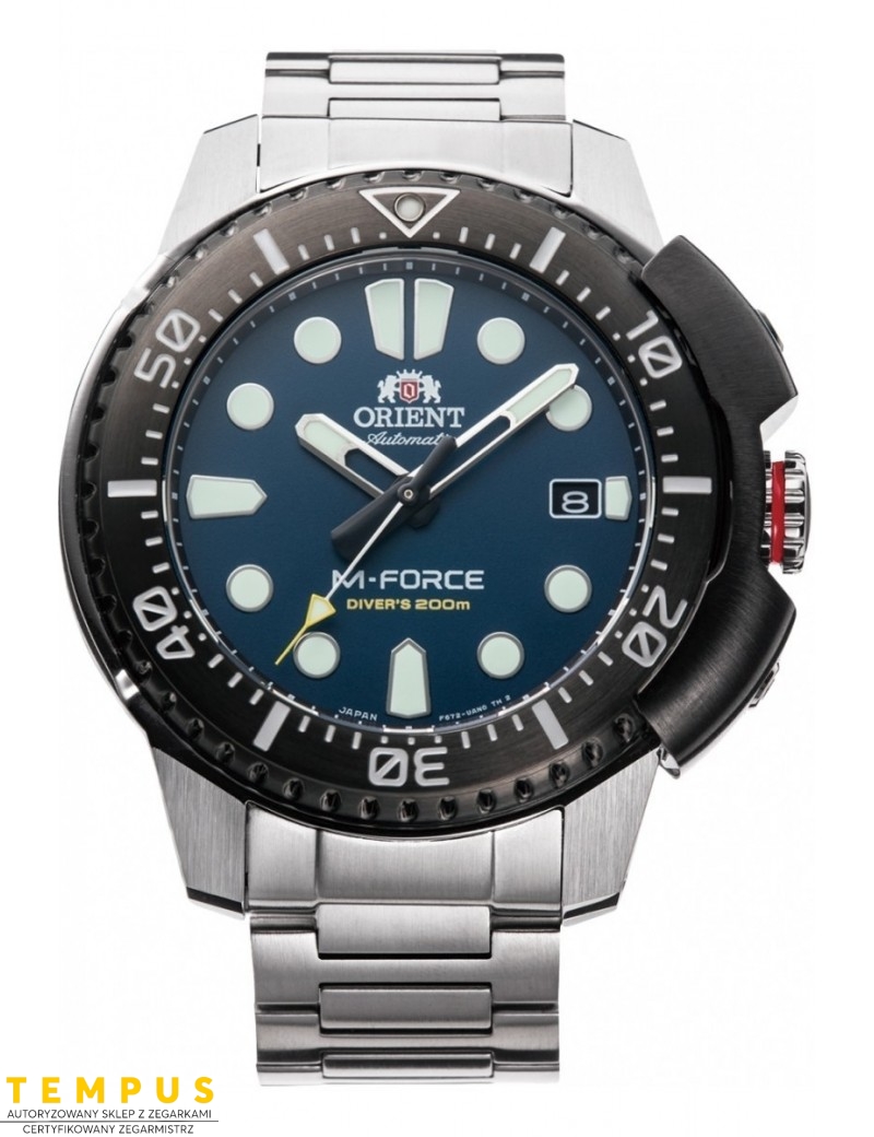 Zegarek sportowy męski Orient M-Force Automatic RA-AC0L07L00B - Zegarki ORIENT Zegarek sportowy męski Orient M-Force Automatic RA-AC0L07L00B - Zegarki ORIENT