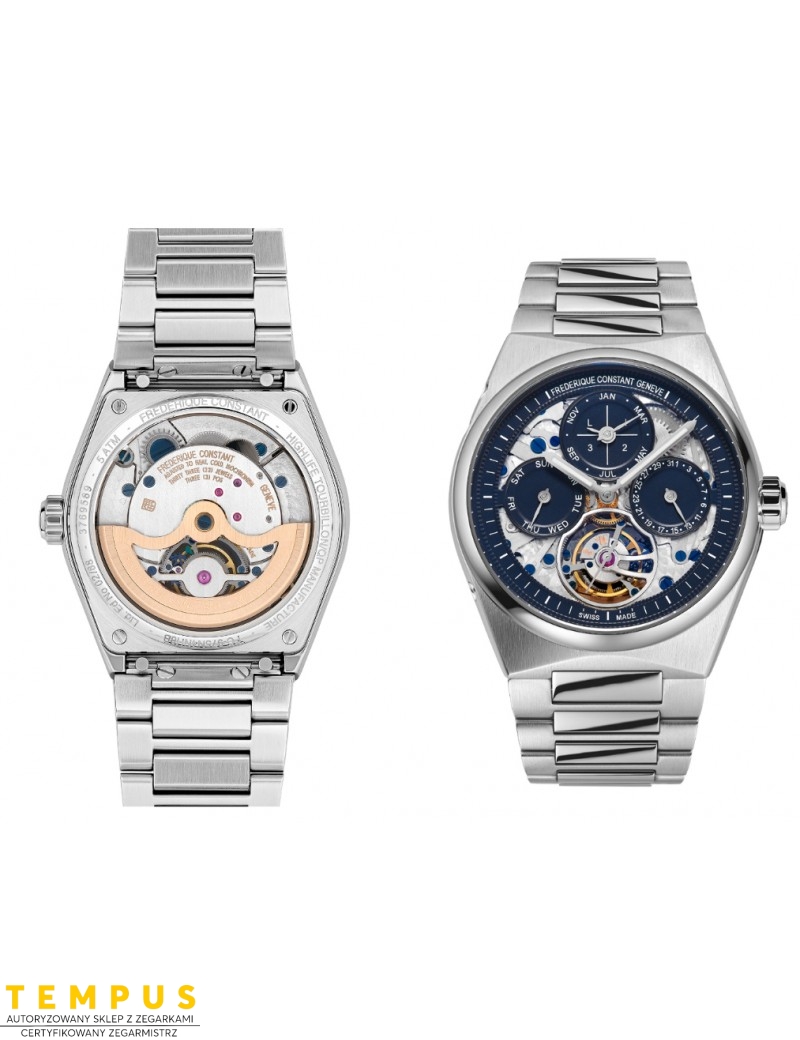 Frederique Constant HIGHLIFE TOURBILLON Perpetual Calendar Manufacture FC-975N4NH6B - Zegarki FREDERIQUE CONSTANT Frederique Constant HIGHLIFE TOURBILLON Perpetual Calendar Manufacture FC-975N4NH6B - Zegarki FREDERIQUE CONSTANT