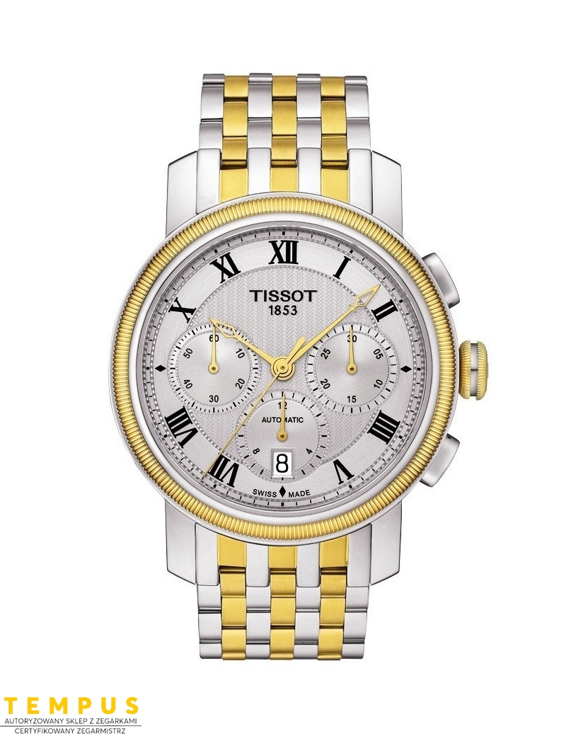Tissot BRIDGEPORT Automatic CHRONOGRAPH Gent T097.427.22.033.00 - Zegarki TISSOT Tissot BRIDGEPORT Automatic CHRONOGRAPH Gent T097.427.22.033.00 - Zegarki TISSOT