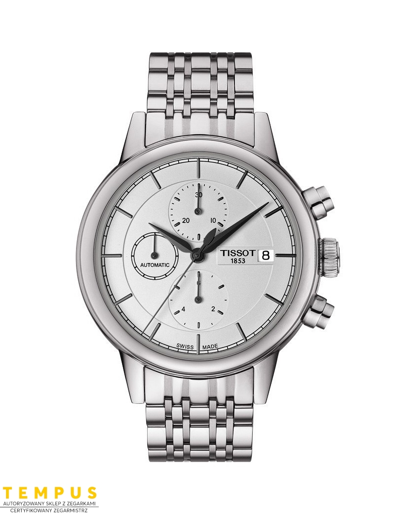 Tissot CARSON Automatic CHRONOGRAPH Gent T085.427.11.011.00 - Zegarki TISSOT