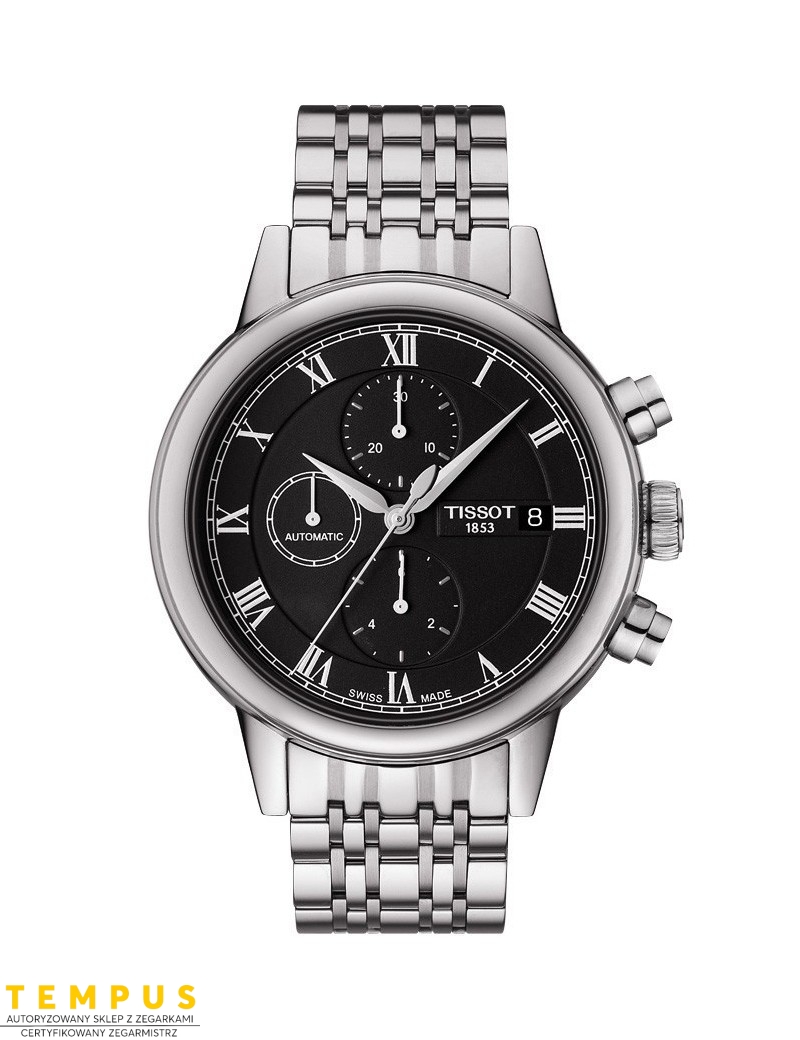 Tissot CARSON Automatic CHRONOGRAPH Gent T085.427.11.053.00 - Zegarki TISSOT Tissot CARSON Automatic CHRONOGRAPH Gent T085.427.11.053.00 - Zegarki TISSOT