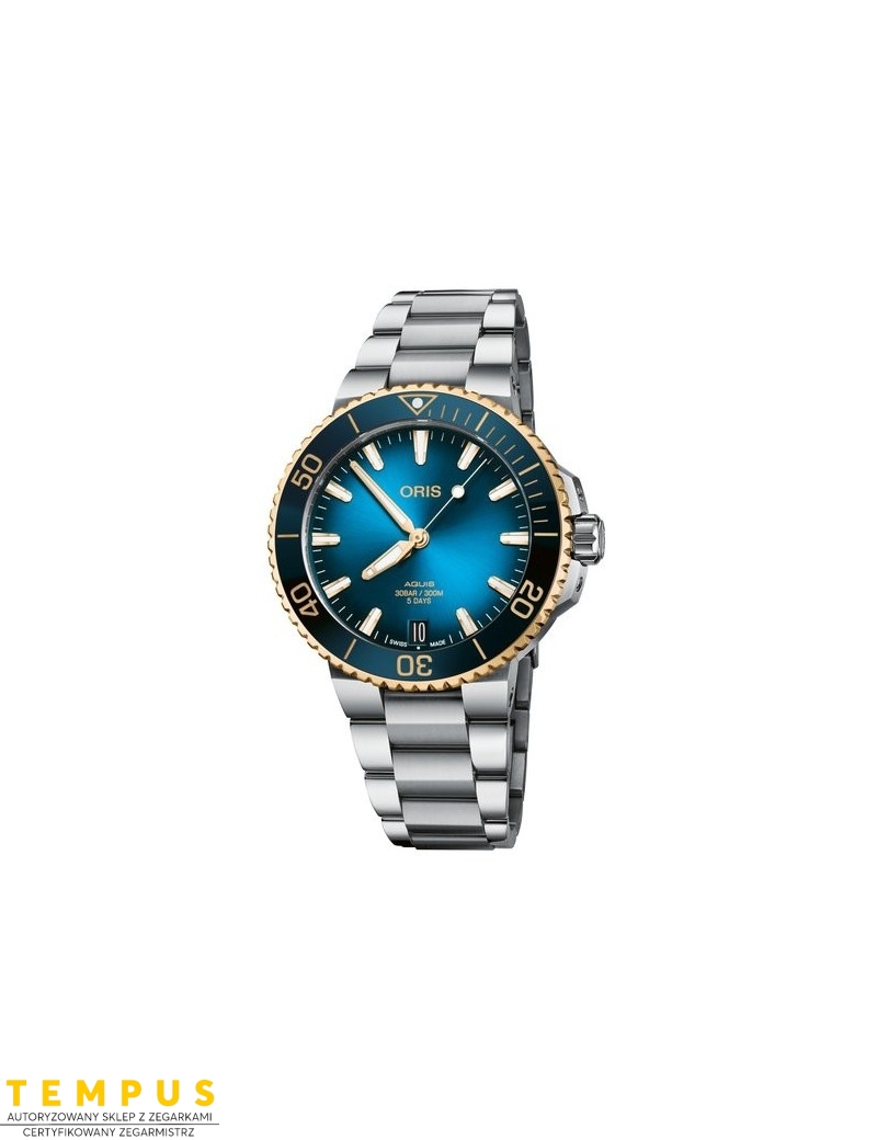 Zegarek sportowy męski Oris Aquis Date Calibre 400 0140077696355-0782209Peb 41. Zegarek sportowy męski Oris Aquis Date Calibre 400 0140077696355-0782209Peb 41.
