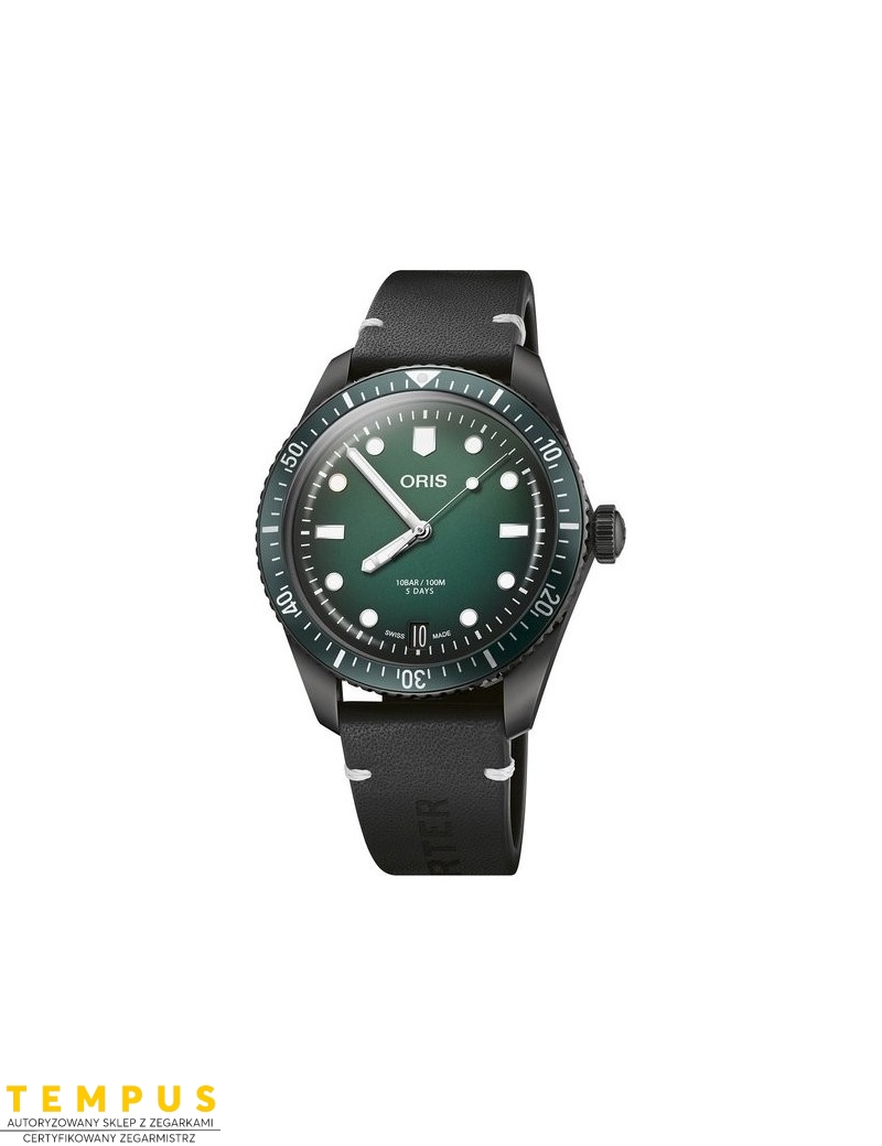 Zegarek sportowy męski Oris Divers 10 Years Of Mr Porter Limited Edition 0140077724217-Set - Zegarki ORIS Zegarek sportowy męski Oris Divers 10 Years Of Mr Porter Limited Edition 0140077724217-Set - Zegarki ORIS