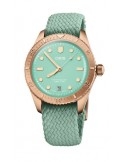 Zegarek sportowy damski, unisex Oris Divers Sixty-Five Cotton Candy Wild Green 0173377713157-0731903Brs - Zegarki ORIS