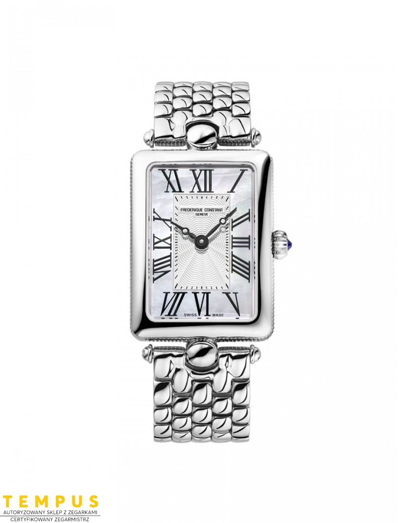 Frederique Constant Classics Art Deco Carree FC-200MPW2AC6B - Zegarki FREDERIQUE CONSTANT Frederique Constant Classics Art Deco Carree FC-200MPW2AC6B - Zegarki FREDERIQUE CONSTANT