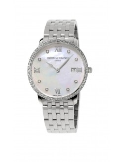 Frederique Constant Slimline Quartz FC-220MPWD3SD6B Diamonds