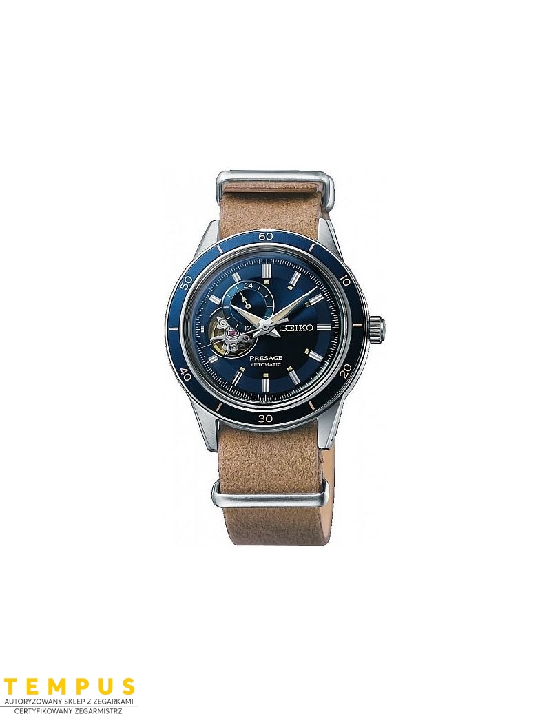 Zegarek klasyczny męski Seiko Ssa453J1 Presage Automatic Style 60S Power Reserve Open Heart - Zegarki SEIKO Zegarek klasyczny męski Seiko Ssa453J1 Presage Automatic Style 60S Power Reserve Open Heart - Zegarki SEIKO