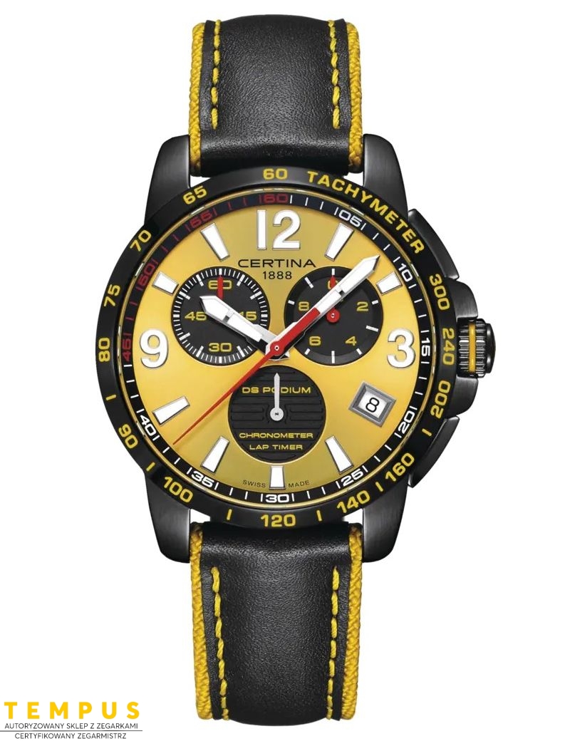 Certina DS Podium Chrono Lap Timer COSC Chronometer C034.453.36.367.00 - Zegarki CERTINA Certina DS Podium Chrono Lap Timer COSC Chronometer C034.453.36.367.00 - Zegarki CERTINA