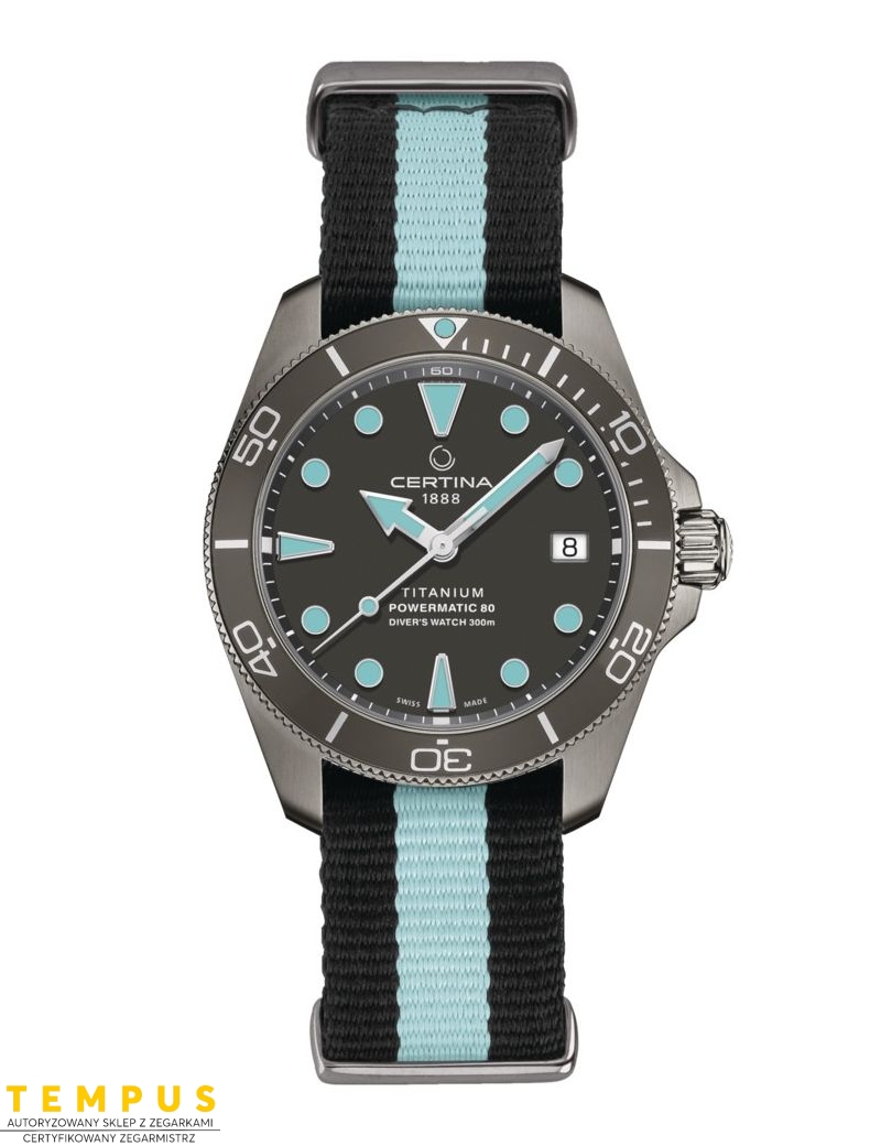 Certina DS ACTION Diver Titanium C032.807.48.081.00 - Zegarki CERTINA Certina DS ACTION Diver Titanium C032.807.48.081.00 - Zegarki CERTINA