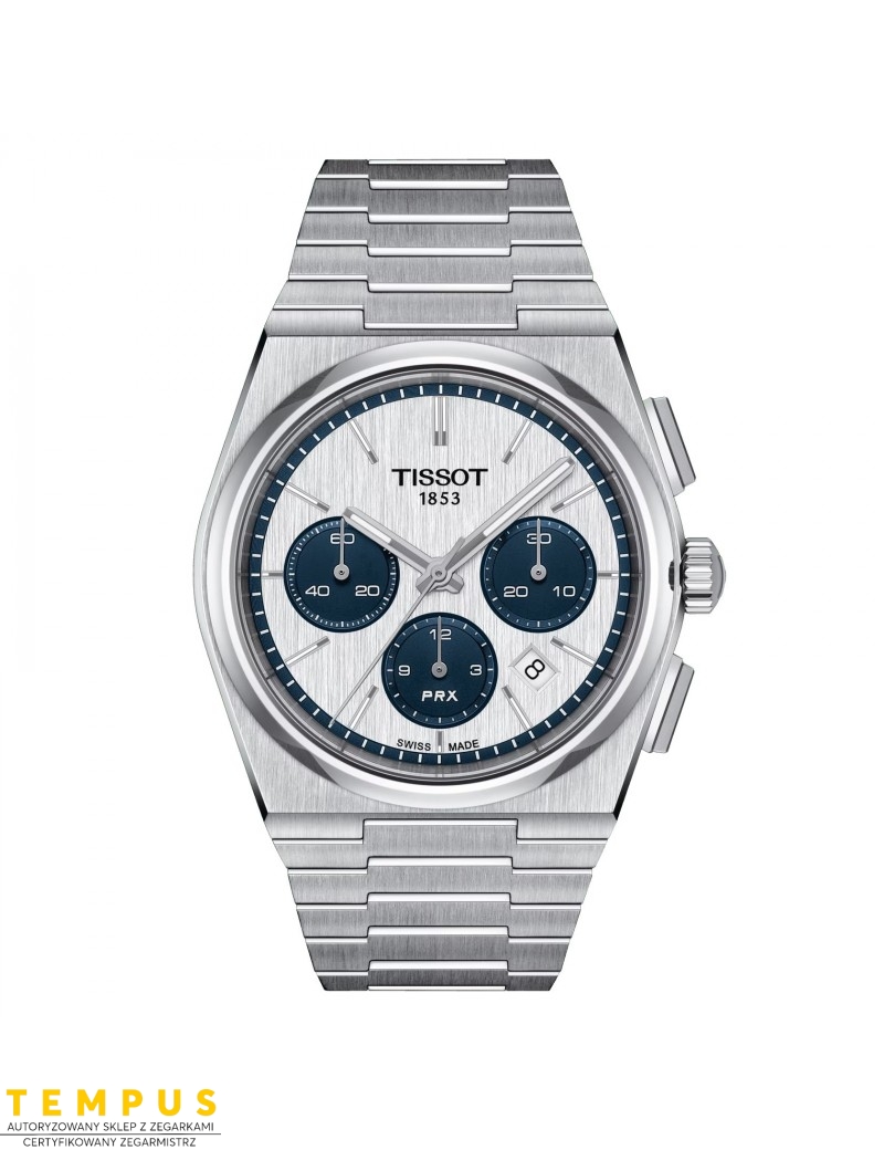 Tissot PRX 42 Automatic Chronograph 60 WHITE T137.427.11.011.01 - Zegarki TISSOT Tissot PRX 42 Automatic Chronograph 60 WHITE T137.427.11.011.01 - Zegarki TISSOT