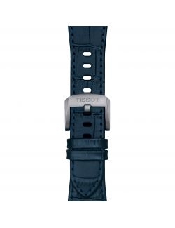 Pasek skórzany niebieski Tissot PRX 40 T852.047.701