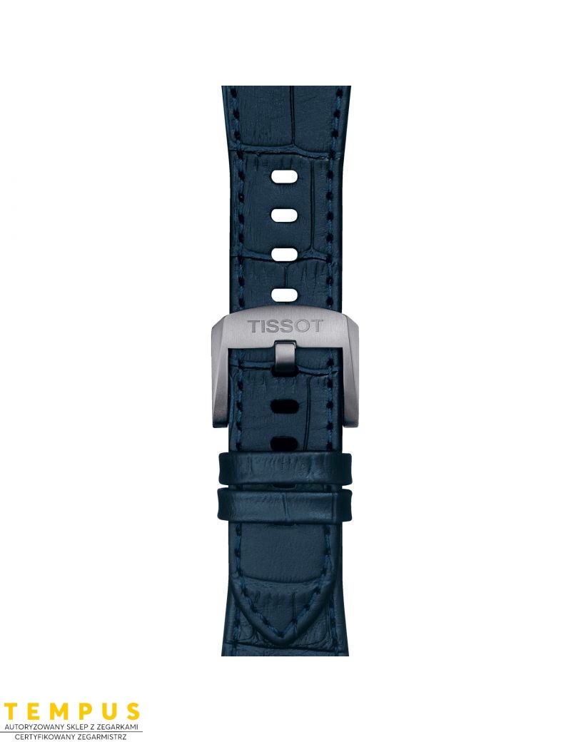 Pasek skórzany niebieski Tissot PRX T852.047.701 - TISSOT - paski do zegarków Pasek skórzany niebieski Tissot PRX T852.047.701 - TISSOT - paski do zegarków