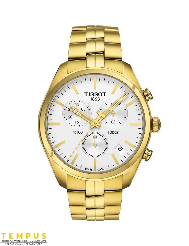 Tissot PR 100 CHRONOGRAPH T101.417.33.031.00 - Zegarki TISSOT Tissot PR 100 CHRONOGRAPH T101.417.33.031.00 - Zegarki TISSOT