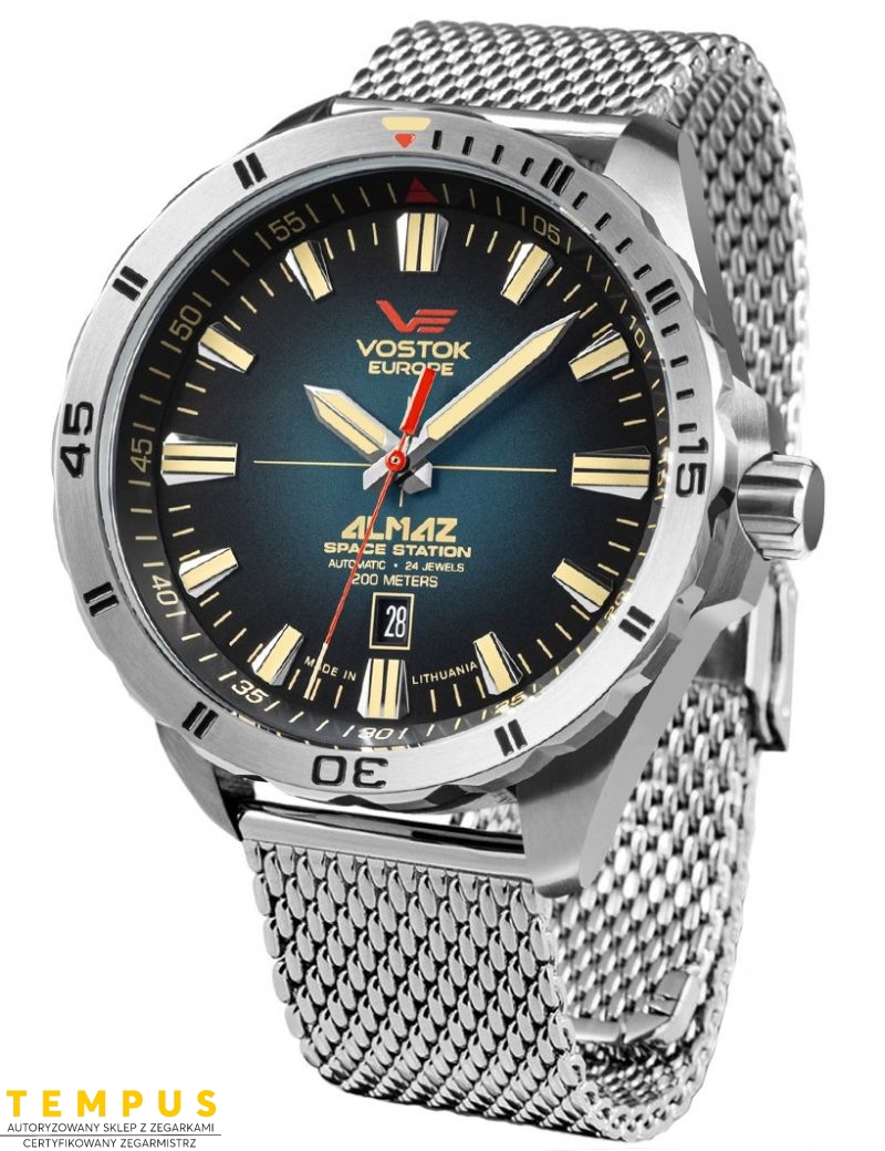 Zegarek sportowy męski Vostok Europe ALMAZ Space Station NH35A-320A678B - Zegarki VOSTOK EUROPE Zegarek sportowy męski Vostok Europe ALMAZ Space Station NH35A-320A678B - Zegarki VOSTOK EUROPE