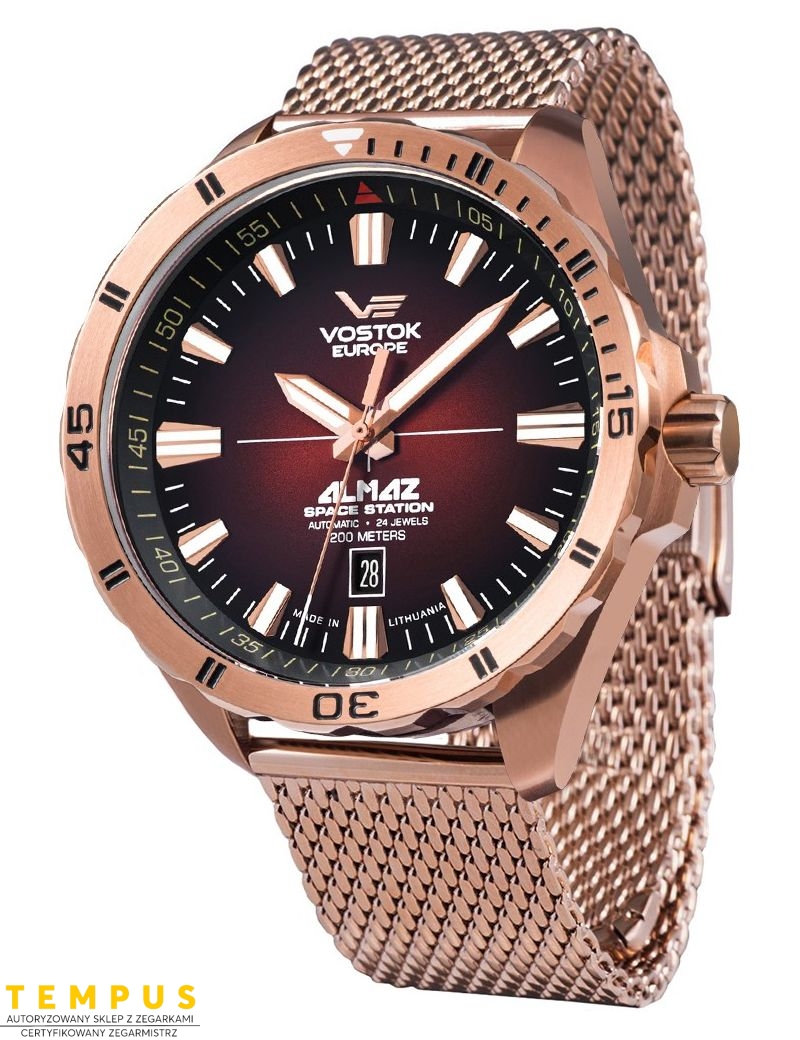 Zegarek sportowy męski Vostok Europe ALMAZ Space Station NH35A-320B679B - Zegarki VOSTOK EUROPE