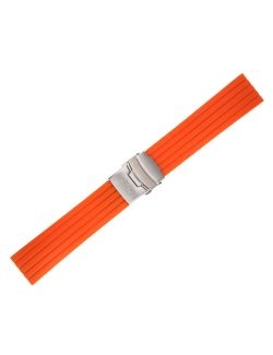 Pasek Vostok Europe Silikon VE - 22 mm pomarańczowy