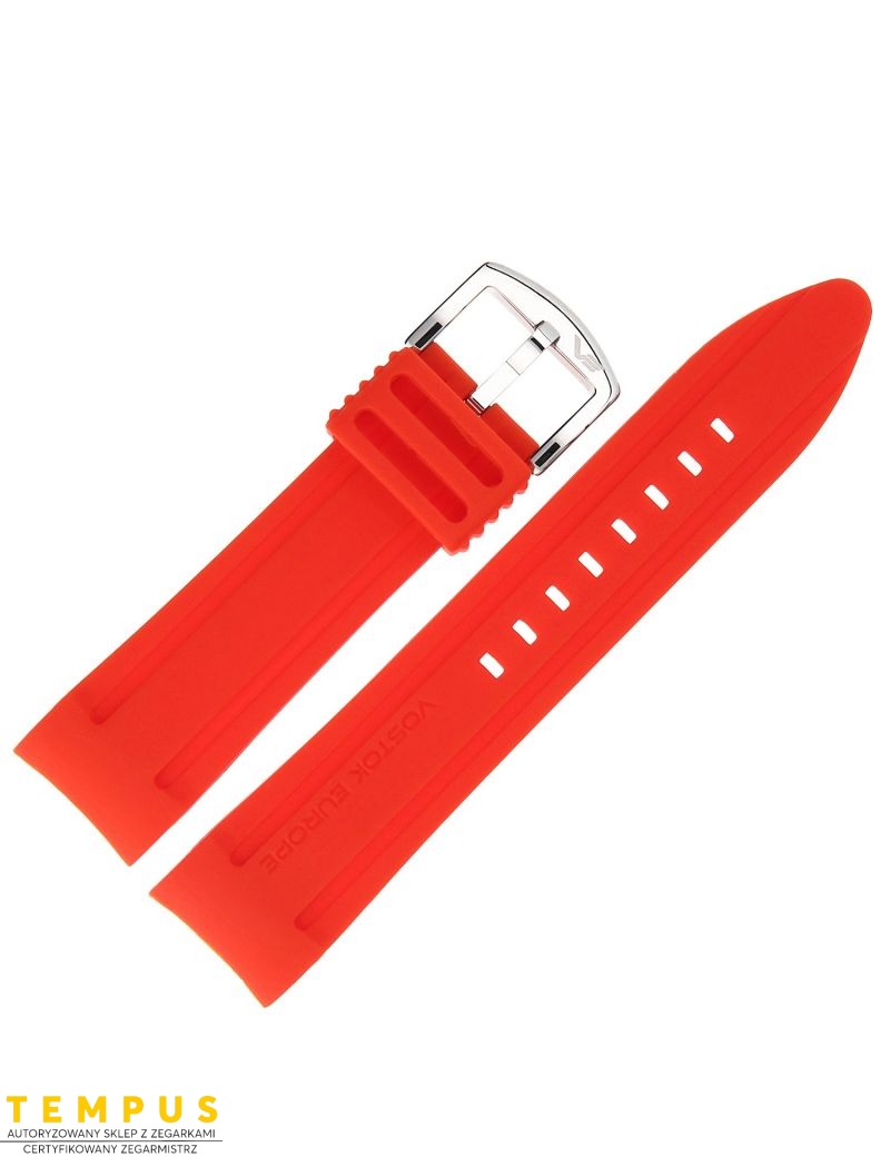 Pasek Vostok Europe Anchar - Silikon 5201 czerwony z błyszczącą kl. - VOSTOK - paski i bransolety do zegarków Pasek Vostok Europe Anchar - Silikon 5201 czerwony z błyszczącą kl. - VOSTOK - paski i bransolety do zegarków