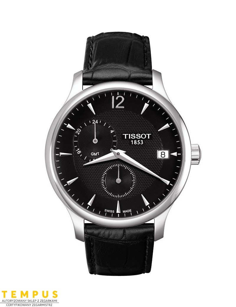 Tissot TRADITION GMT T063.639.16.057.00 - Zegarki TISSOT Tissot TRADITION GMT T063.639.16.057.00 - Zegarki TISSOT