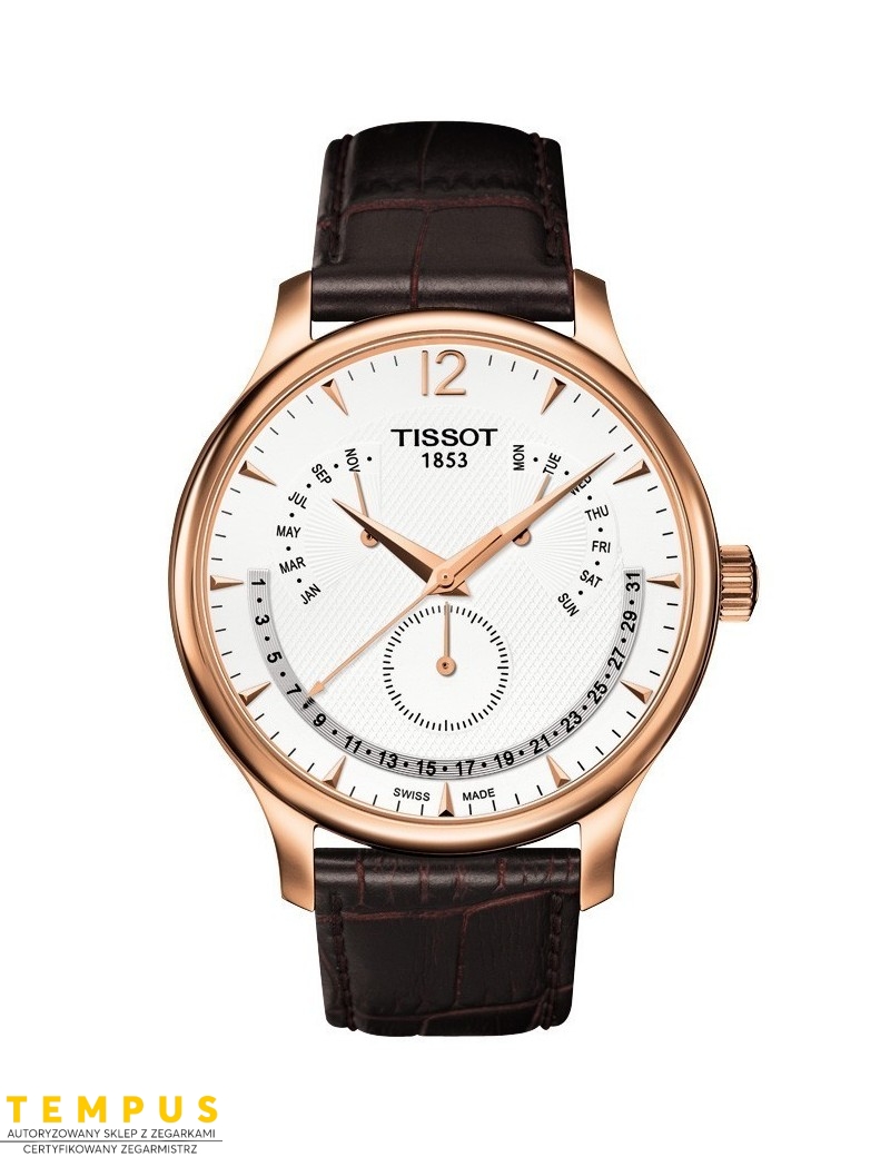 Tissot TRADITION Perpetual Calendar T063.637.36.037.00 - Zegarki TISSOT Tissot TRADITION Perpetual Calendar T063.637.36.037.00 - Zegarki TISSOT