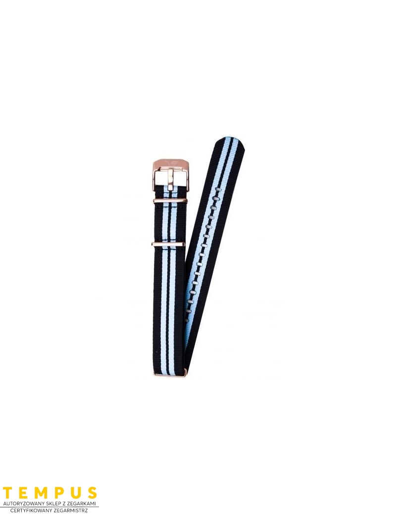 Pasek Vostok Europe Almaz - Nylon O266 czarny z niebieskim śr. różowa kl. - VOSTOK - paski i bransolety do zegarków Pasek Vostok Europe Almaz - Nylon O266 czarny z niebieskim śr. różowa kl. - VOSTOK - paski i bransolety do zegarków