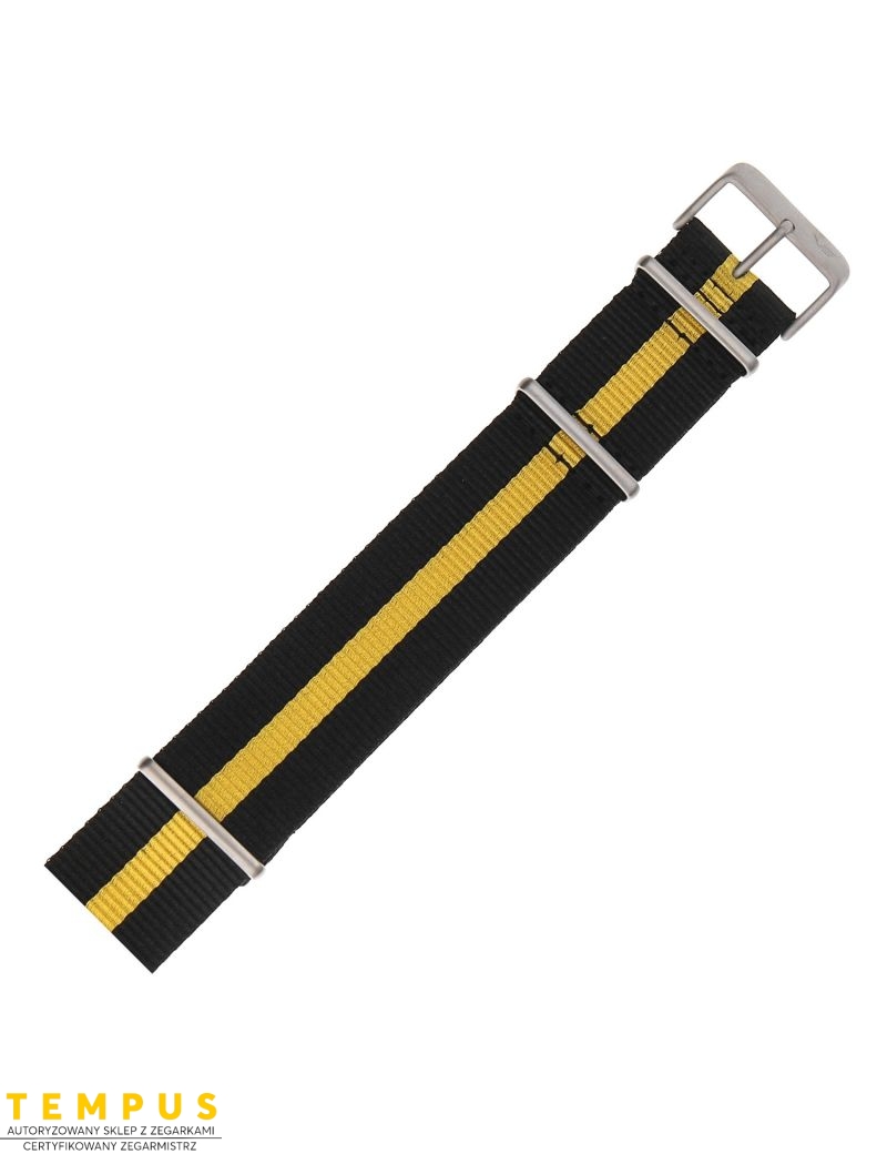 Pasek Vostok Europe Expedition - Nylon 5196 czarny z żółtym śr. matowa kl. - VOSTOK - paski i bransolety do zegarków Pasek Vostok Europe Expedition - Nylon 5196 czarny z żółtym śr. matowa kl. - VOSTOK - paski i bransolety do zegarków