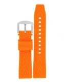 Pasek Vostok Europe Almaz - Silikon H263 pomarańczowy matowa kl. - VOSTOK - paski i bransolety do zegarków