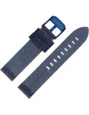 Pasek Vostok Europe Almaz - Skóra D657 niebieski croco niebieska kl. - VOSTOK - paski i bransolety do zegarków