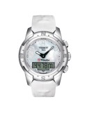 Tissot T-TOUCH II Lady TITANIUM T047.220.46.116.00 White & Diamonds - Zegarki TISSOT