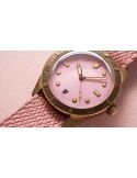 Zegarek sportowy damski, unisex Oris Divers Sixty-Five Cotton Candy Lipstick Pink 01 733 7771 3158-07 3 19 04Br - Zegarki ORIS