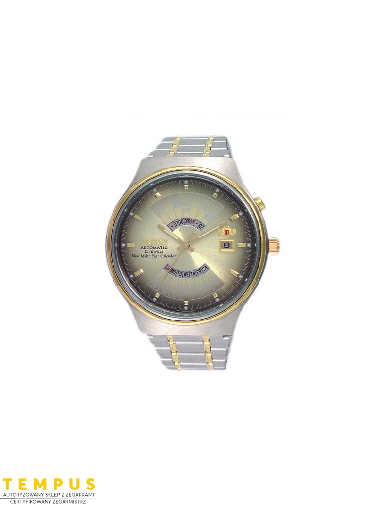 Zegarek klasyczny męski Orient FEU00000UW Perpetual Calendar World Time Automatic - Zegarki ORIENT Zegarek klasyczny męski Orient FEU00000UW Perpetual Calendar World Time Automatic - Zegarki ORIENT