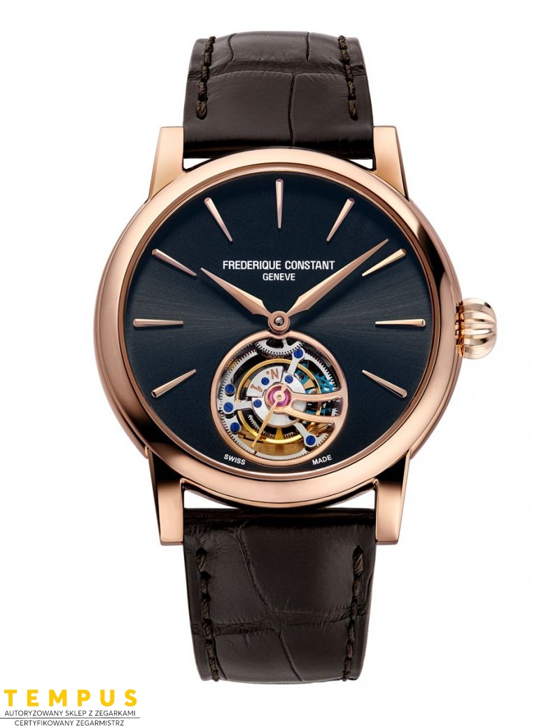 Frederique Constant Classic Tourbillon Manufacture FC-980G3H9 Rose Gold 18k Limited - Zegarki FREDERIQUE CONSTANT Frederique Constant Classic Tourbillon Manufacture FC-980G3H9 Rose Gold 18k Limited - Zegarki FREDERIQUE CONSTANT