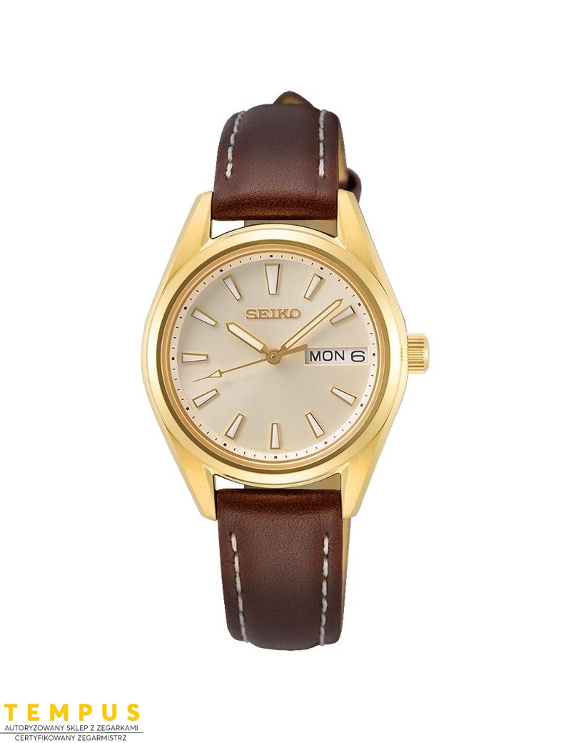 Zegarek klasyczny damski Seiko Classic Lady Sur456P1 Quartz - Zegarki SEIKO