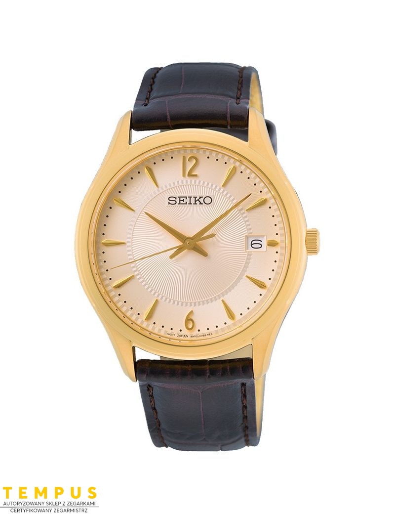 Zegarek klasyczny męski Seiko Classic Mens Sur472P1 Quartz - Zegarki SEIKO