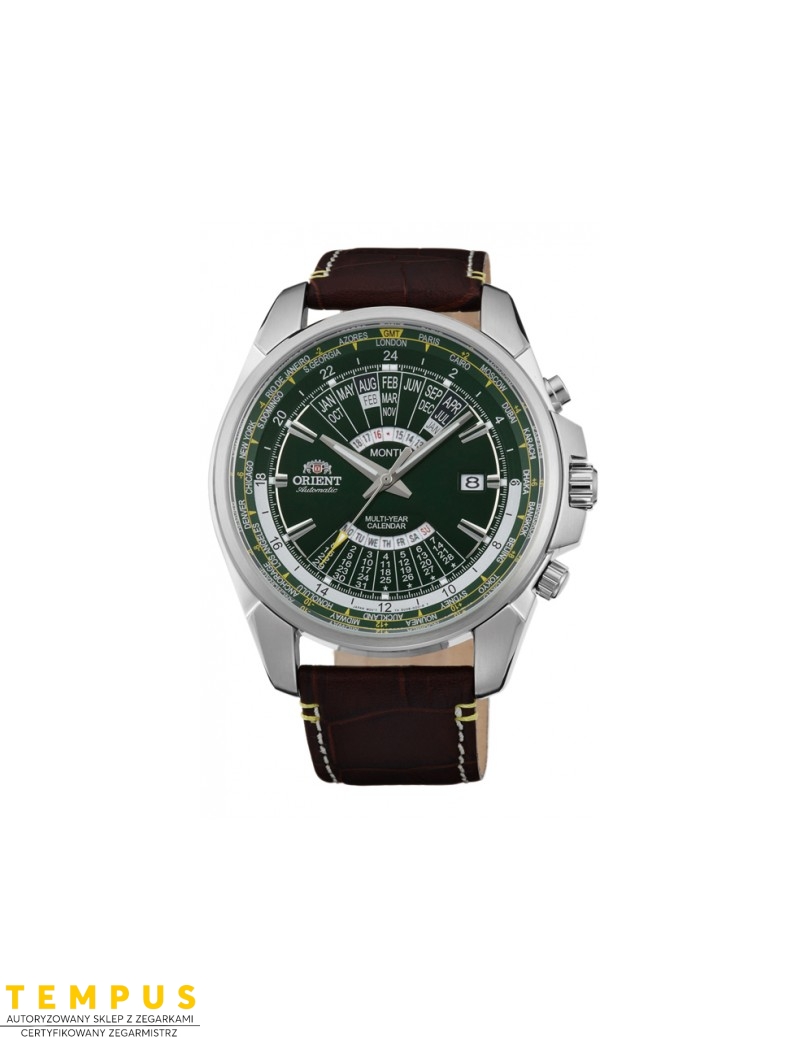 Zegarek sportowy męski Orient FEU0B003FH Multi-Year Calendar - Zegarki ORIENT
