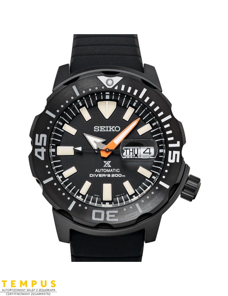 Zegarek sportowy męski Seiko Srph13K1 Prospex Divers 200m Black Series Monster Limited - Zegarki SEIKO