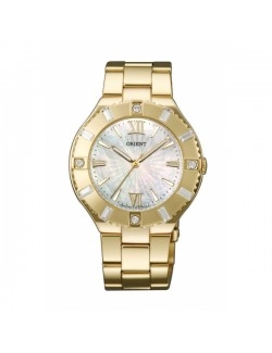 Zegarek klasyczny, elegancki, fashion damski Orient FQC0D003W0 Lady Rose Quartz - Zegarki ORIENT