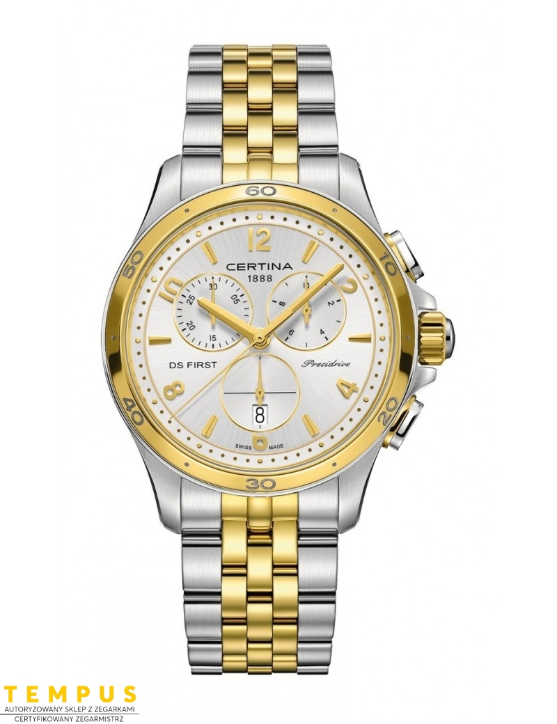 Certina DS FIRST Lady Ceramic Chrono C030.217.22.037.00 - Zegarki CERTINA