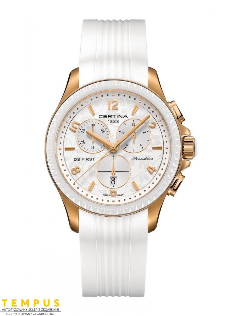 Certina DS FIRST Lady Ceramic Chrono C030.217.37.037.00 - Zegarki CERTINA Certina DS FIRST Lady Ceramic Chrono C030.217.37.037.00 - Zegarki CERTINA