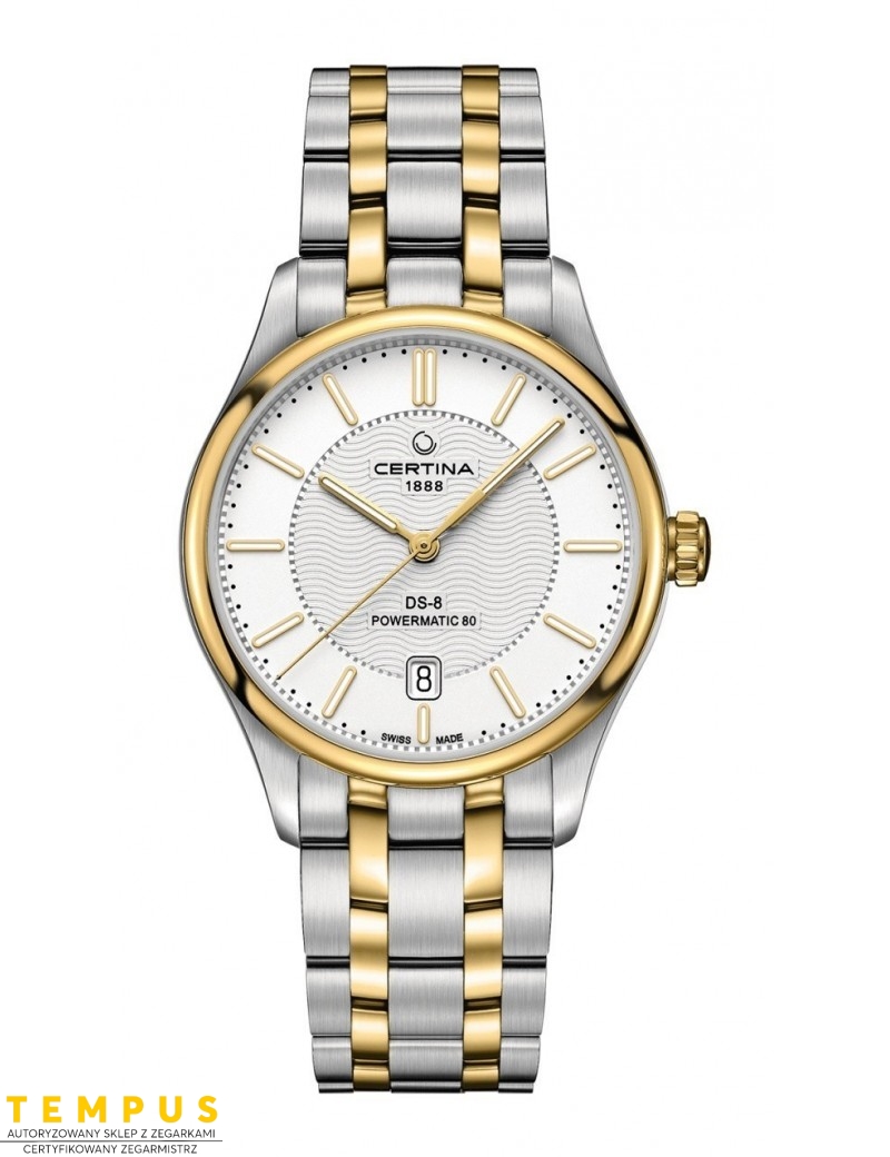 Elegancki zegarek męski automatyczny Certina DS-8 Gent Powermatic 80 C033.407.22.031.00 Elegancki zegarek męski automatyczny Certina DS-8 Gent Powermatic 80 C033.407.22.031.00