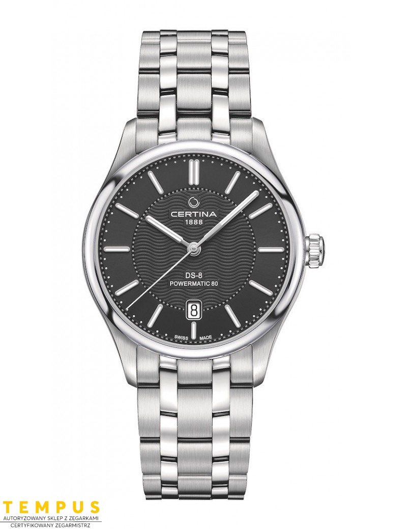 Elegancki zegarek męski automatyczny Certina DS-8 Gent Powermatic 80 C033.407.11.051.00 Elegancki zegarek męski automatyczny Certina DS-8 Gent Powermatic 80 C033.407.11.051.00