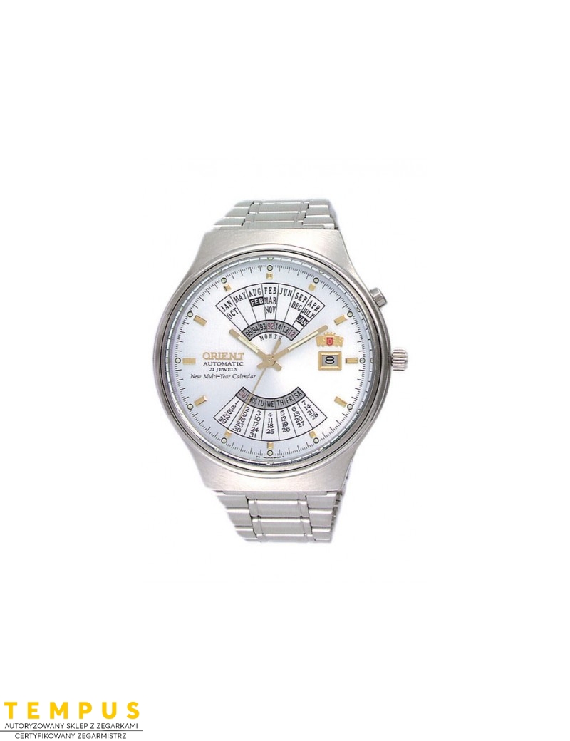 Zegarek klasyczny męski Orient FEU00002WW Perpetual Calendar World Time Automatic - Zegarki ORIENT Zegarek klasyczny męski Orient FEU00002WW Perpetual Calendar World Time Automatic - Zegarki ORIENT